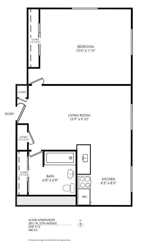 2811 W 27th Avenue Studio-1 Bed Apartment for Rent - Photo Gallery 11